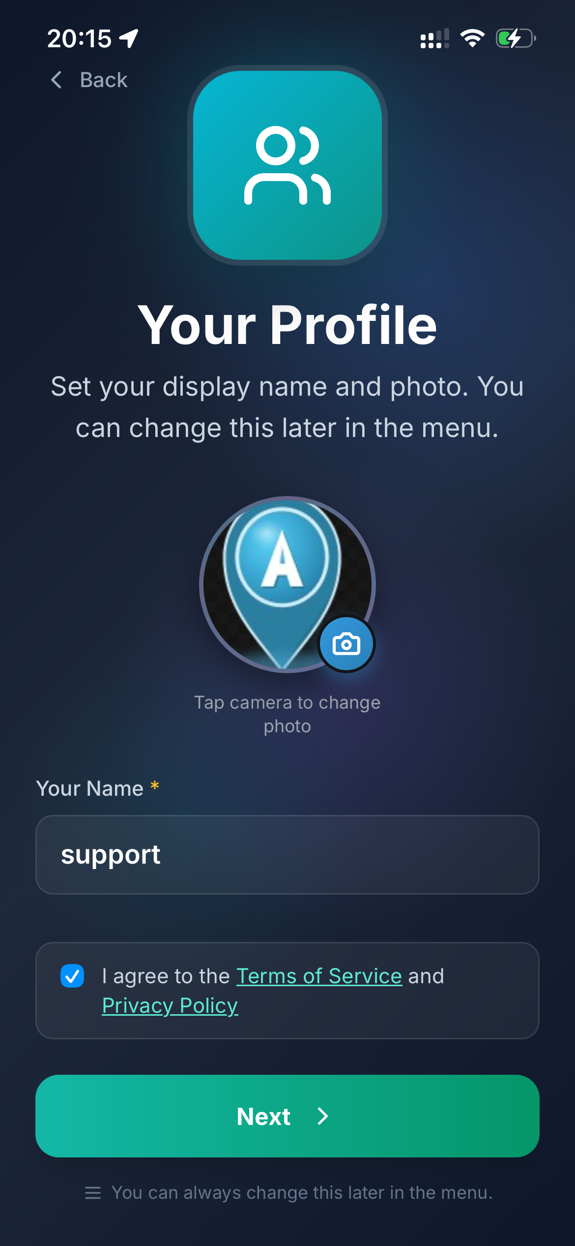 Your profile