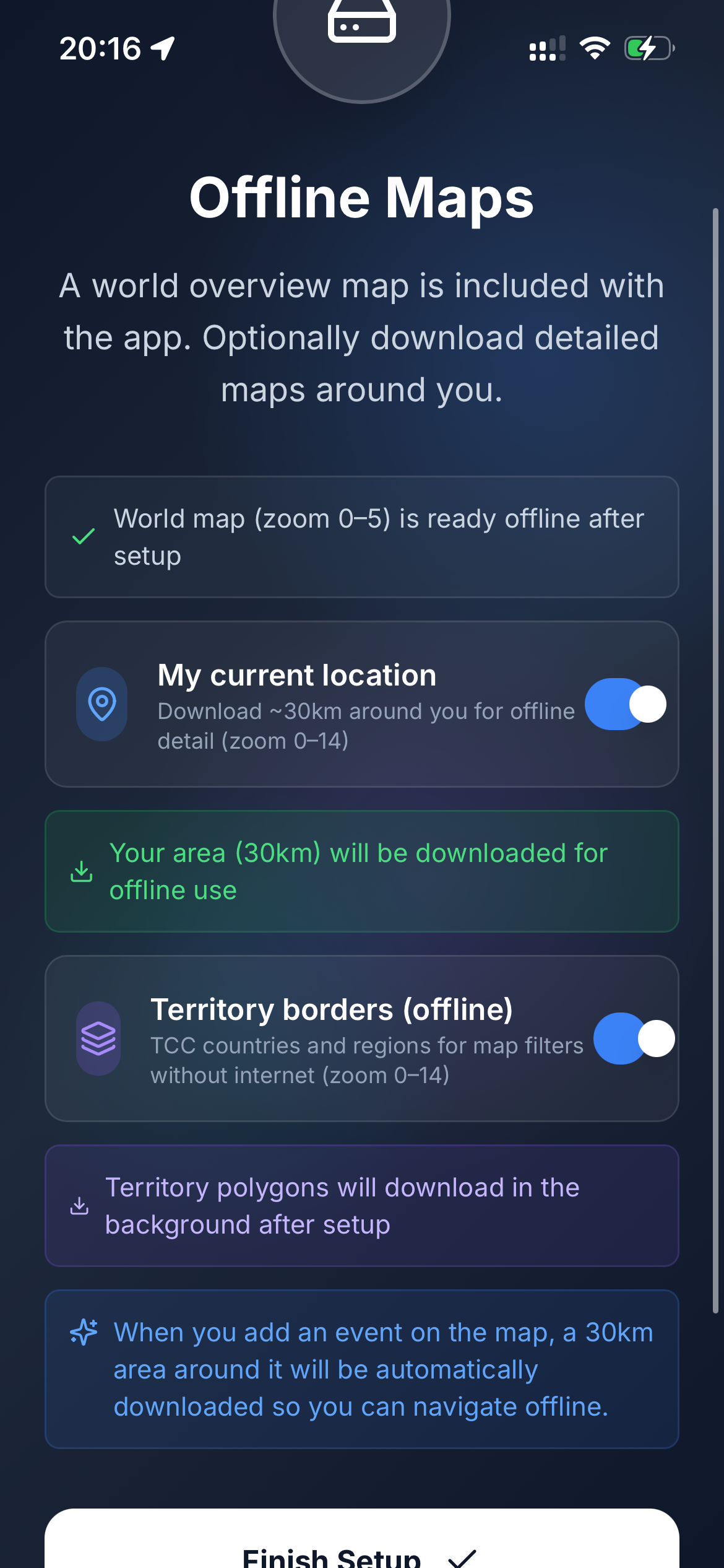 Offline maps